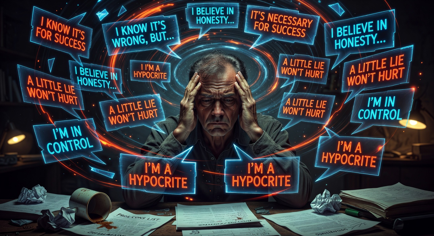 Cognitive biases illustration