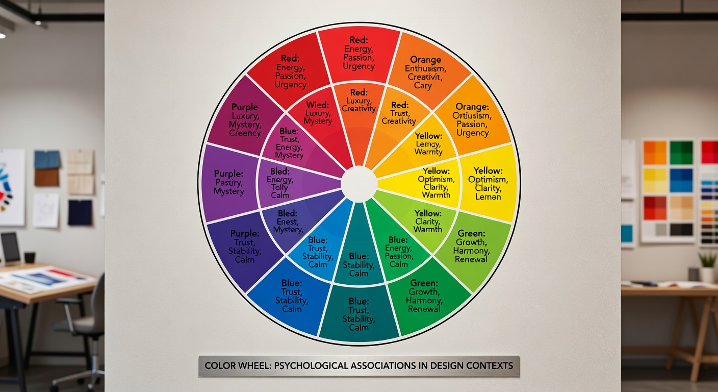 The psychology of colors in design — a visual study